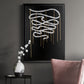 Weeping Ribbon II - Modern Framed Canvas Print