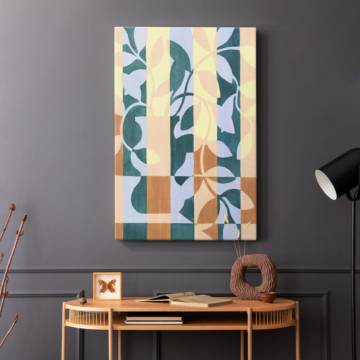 Checkered Cutting II - Canvas Art Print