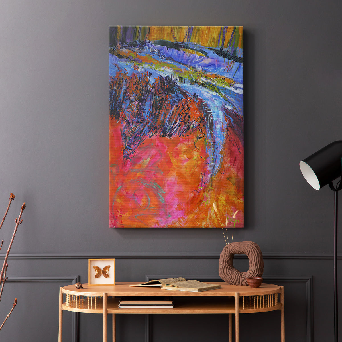 Vibrant Flow I - Canvas Art Print
