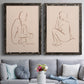 Sketched Pose I - Premium Framed Canvas 2 Piece Set - Ready to Hang