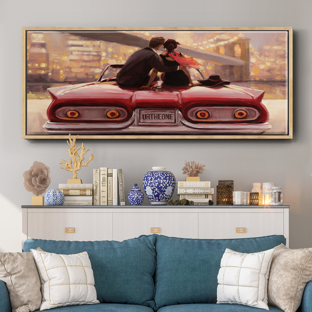 You Are The One - Floater Framed Canvas Print