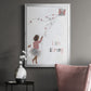 Girl Flying Kite - Modern Framed Canvas Print