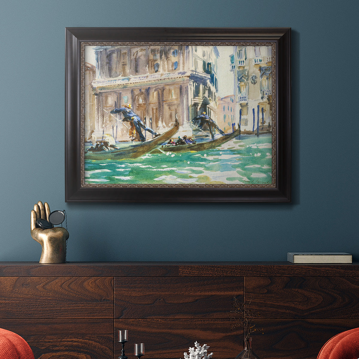 View of Venice, 1906 - Ornate Framed Canvas Print