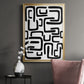Shuffle II - Modern Framed Canvas Print