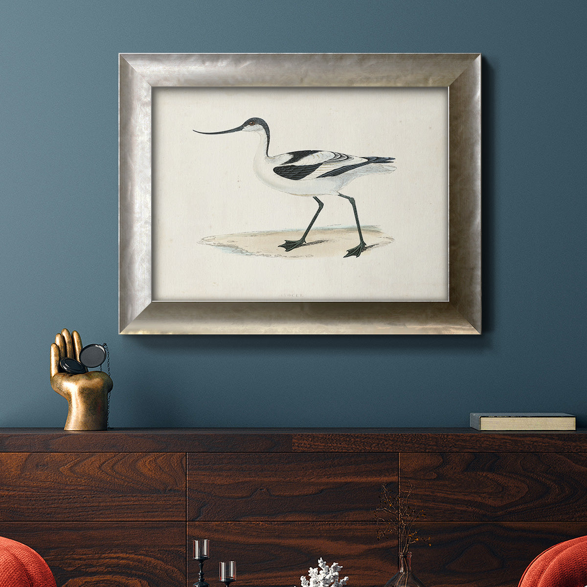 Morris Sandpipers IV Premium Framed Canvas- Ready to Hang