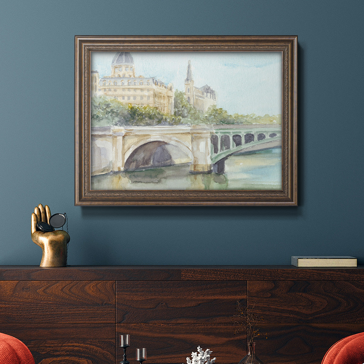 French Bridge Study IV Premium Framed Canvas- Ready to Hang