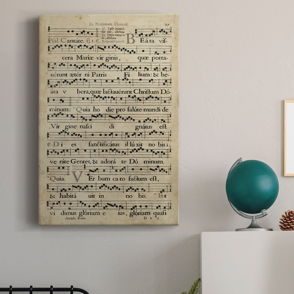 Vellum Songbook IV Premium Gallery Wrapped Canvas - Ready to Hang