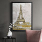 Eiffel Tower Glitz - Modern Framed Canvas Print