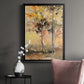 Fall Foliage Watercolor II - Modern Framed Canvas Print