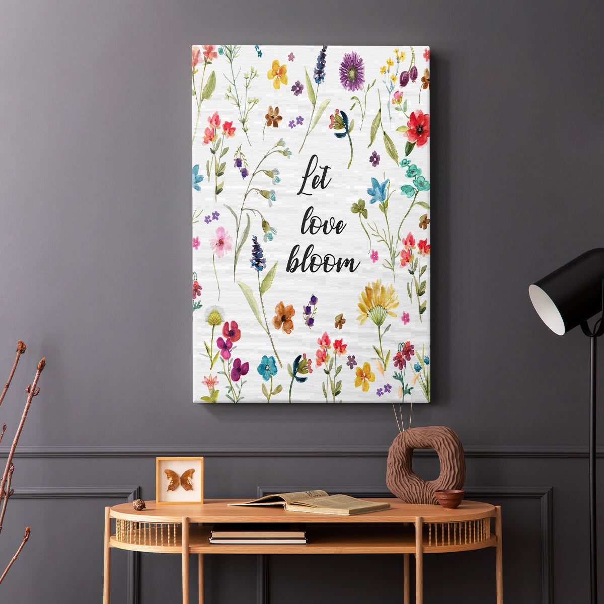 Let Love Bloom - Canvas Art Print
