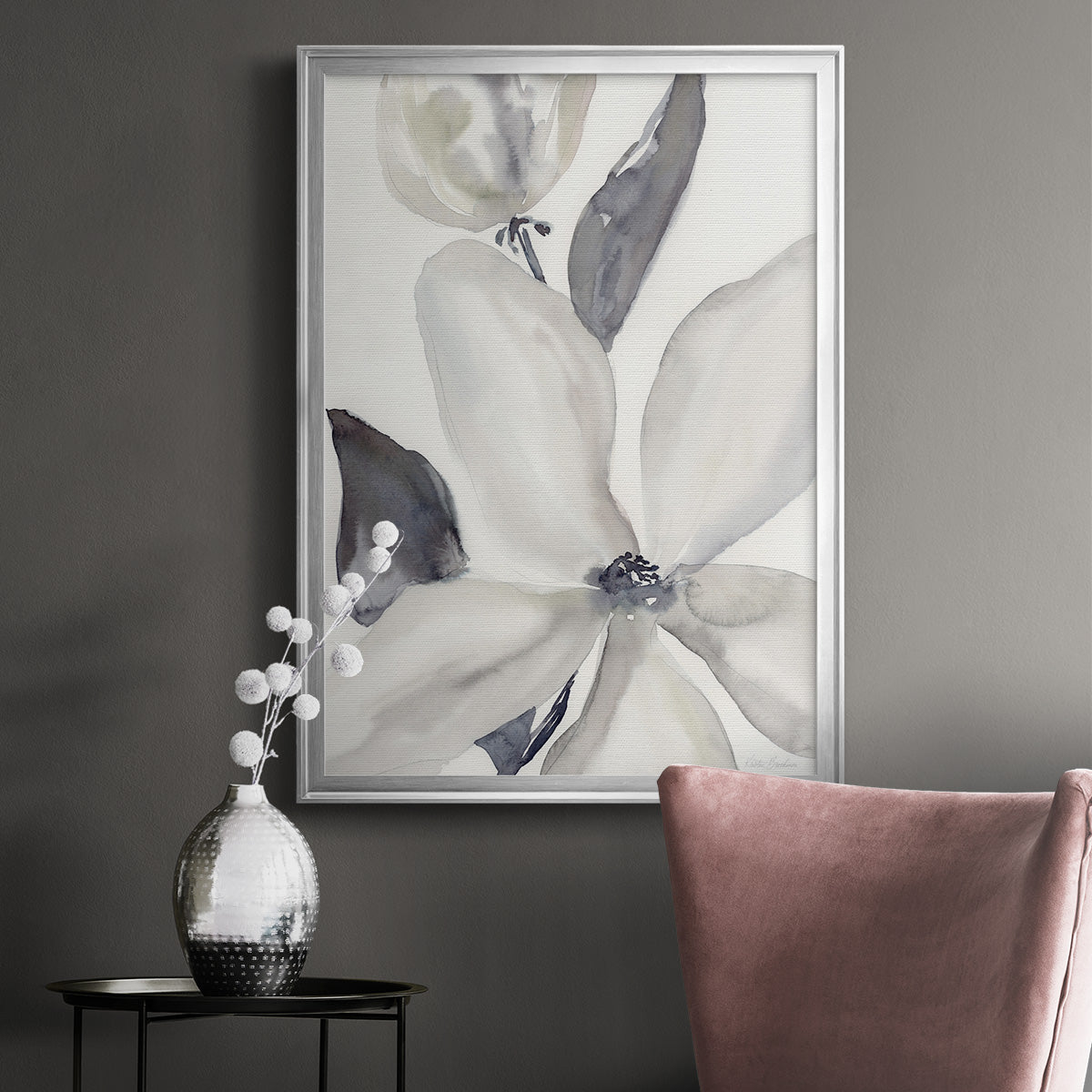 Daybreak Bloom II - Modern Framed Canvas Print