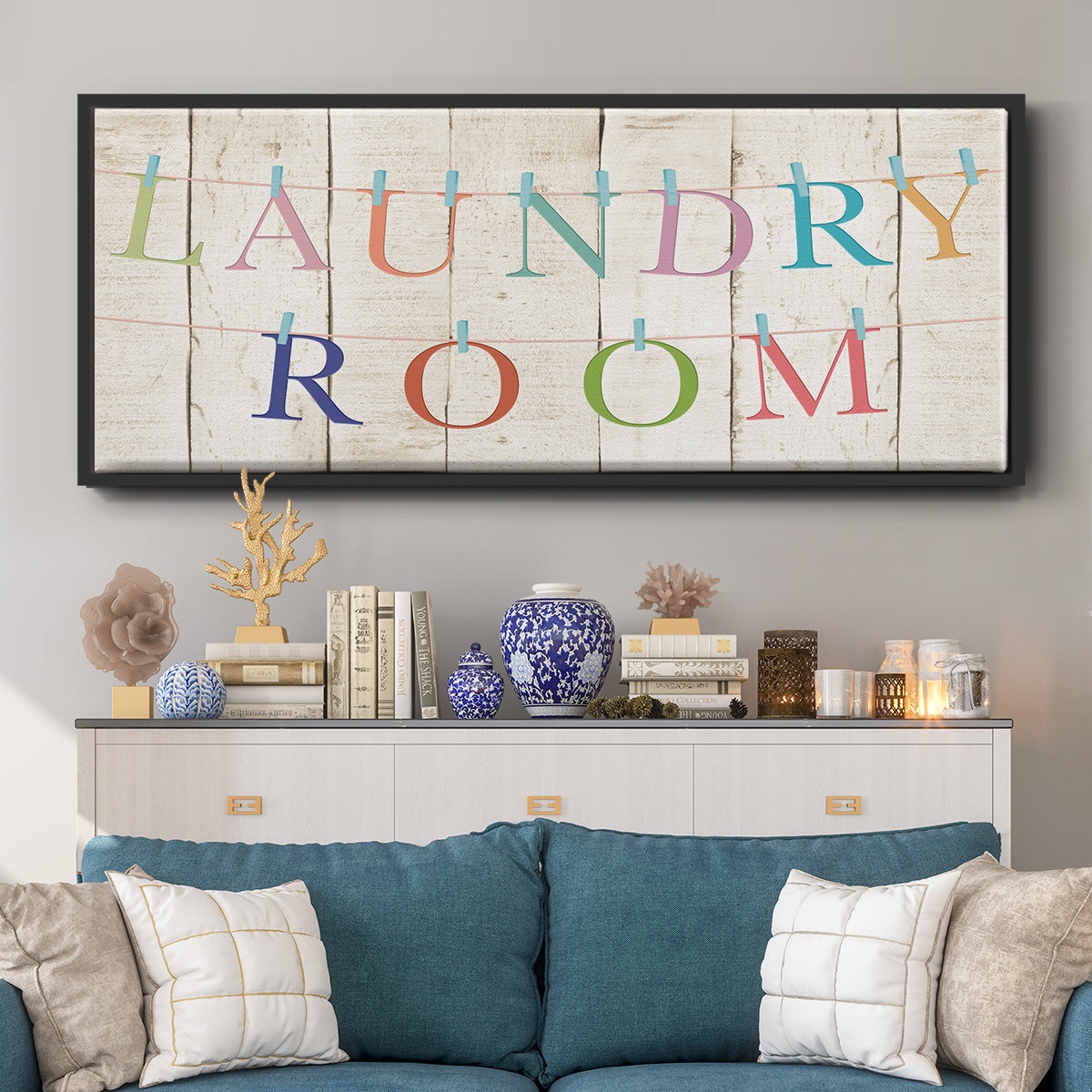 Cloisonne Butterfly - Floater Framed Canvas Print