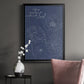 Serve the Lord Floral Sketch - Modern Framed Canvas Print