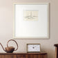 Coastal Contour Sketch I Premium Framed Print Double Matboard