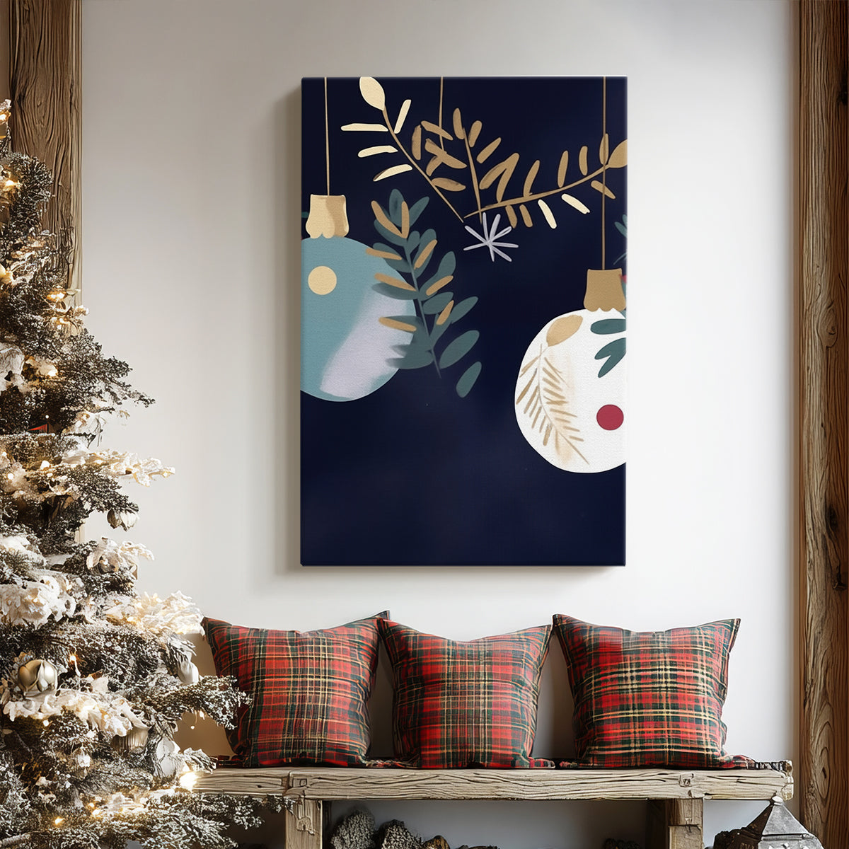 Chalk Carol - Canvas Art Print