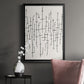 Vertical Arrangement II - Modern Framed Canvas Print