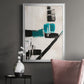 Geometry Notes I - Modern Framed Canvas Print