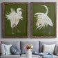 Heron Plumage I - Premium Framed Canvas 2 Piece Set - Ready to Hang