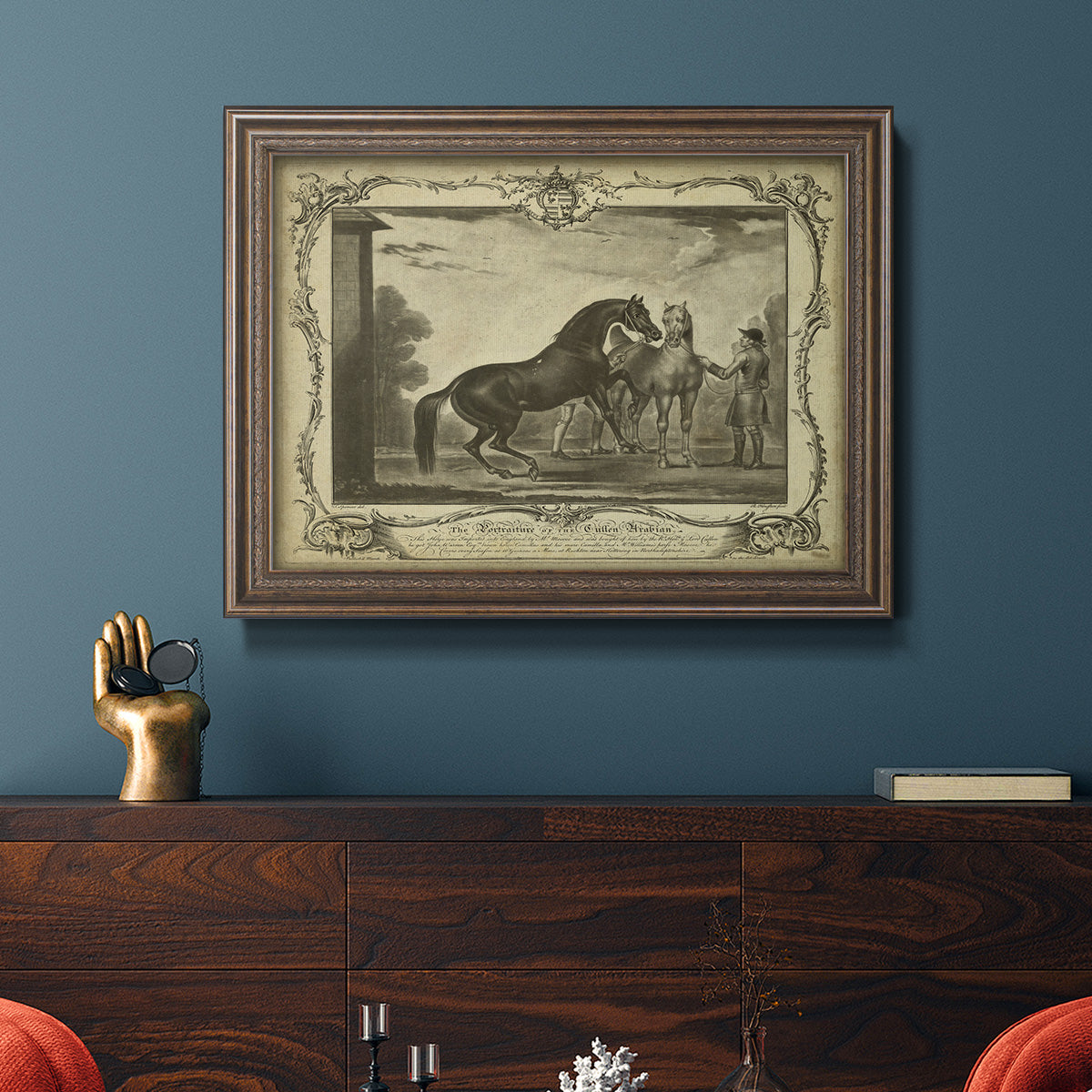 Distinguished Horses III Premium Framed Canvas- Ready to Hang