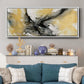 Golden Harmony - Floater Framed Canvas Print
