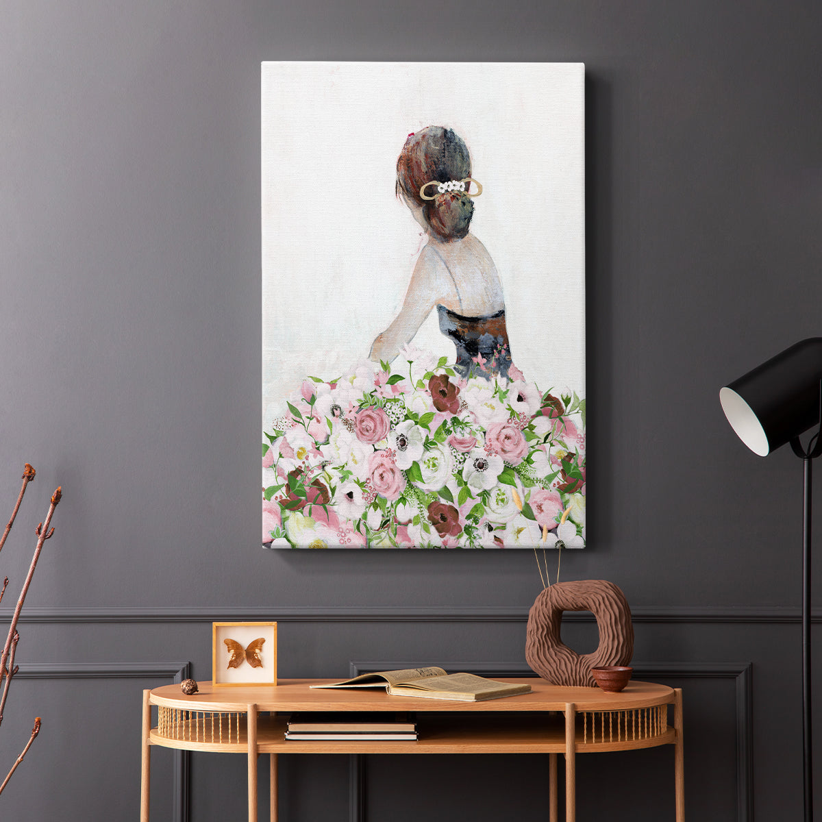 Beautiful Floral Contemplation II - Canvas Art Print