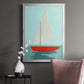 Small Sail II - Modern Framed Canvas Print