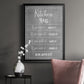 Bon Appetit - Modern Framed Canvas Print