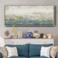 Color Block Horizon - Floater Framed Canvas Print