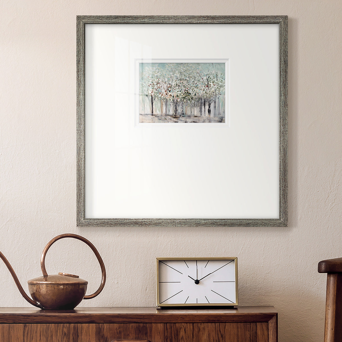 Morning's Soft Light Premium Framed Print Double Matboard