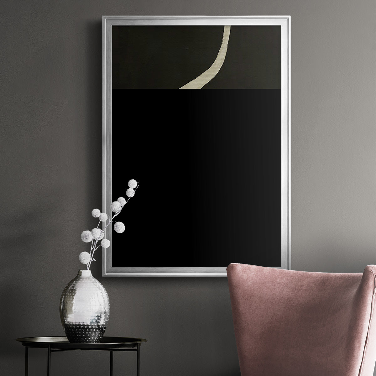 Neutral Spring I - Modern Framed Canvas Print