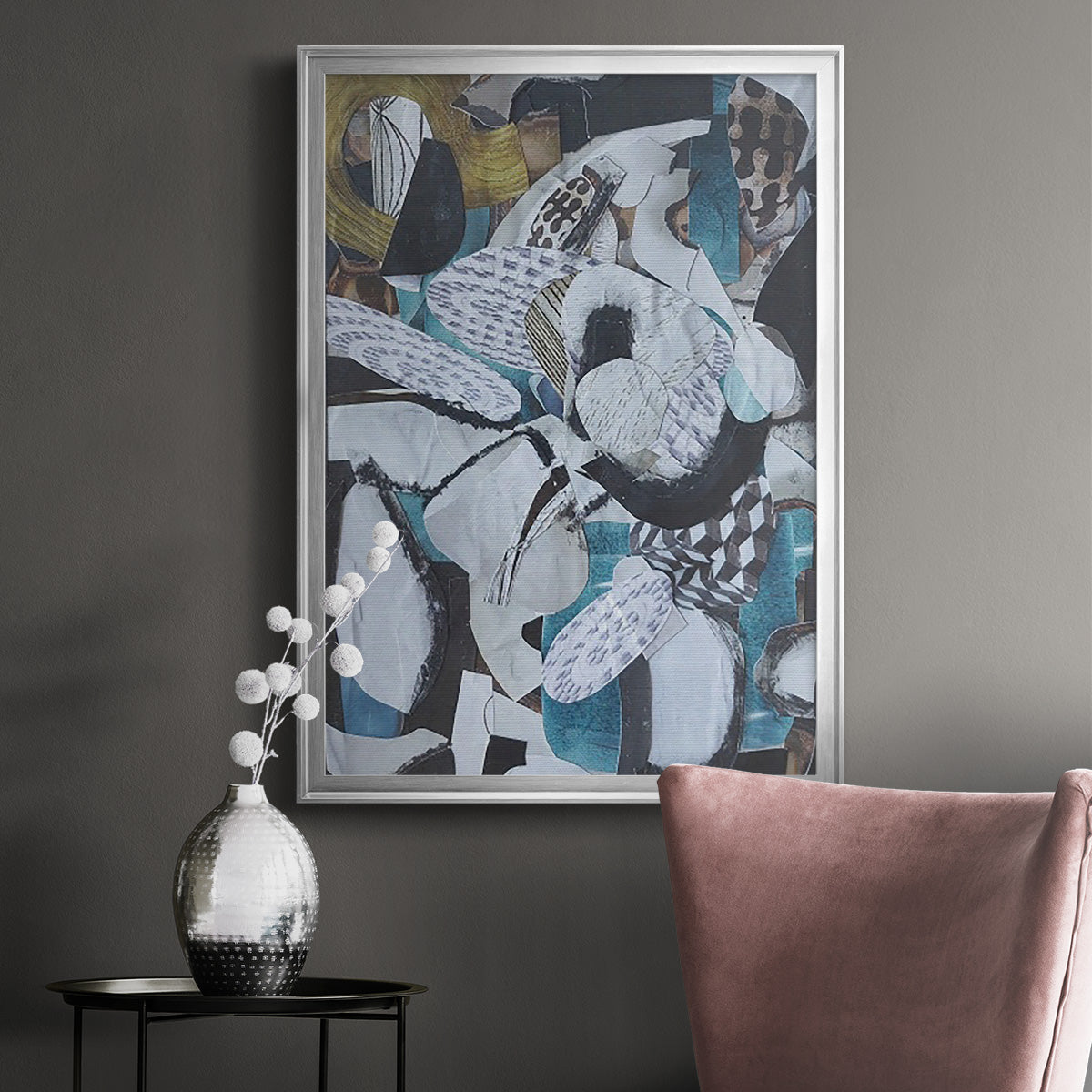 Hawaiian Beach Glass - Modern Framed Canvas Print