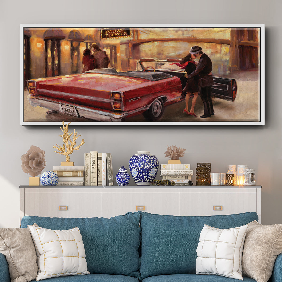 Into You - Floater Framed Canvas Print