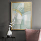 Mint Reflection I - Modern Framed Canvas Print