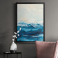 Wave after Wave II - Modern Framed Canvas Print