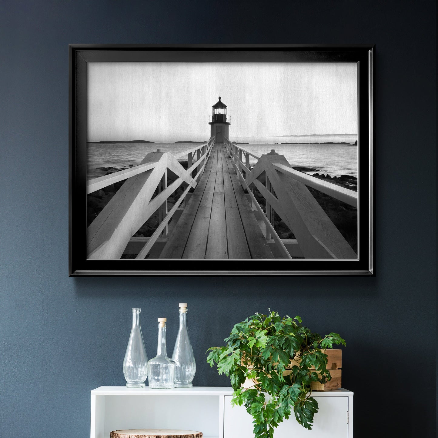 Marshall Point Lighthouse Premium Classic Framed Canvas - Ready to Hang