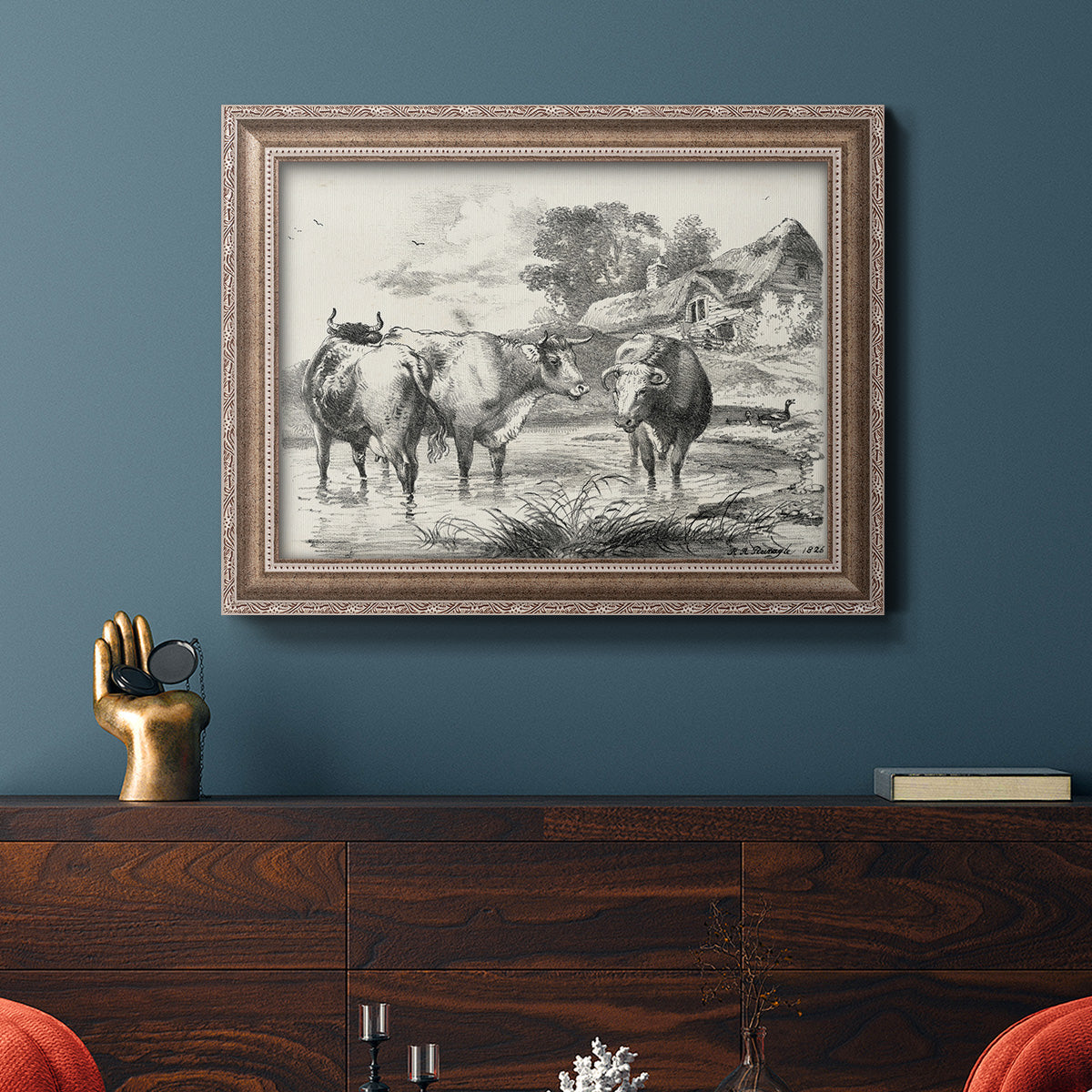 Rural Charms I Premium Framed Canvas- Ready to Hang