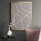 Fissures I - Modern Framed Canvas Print