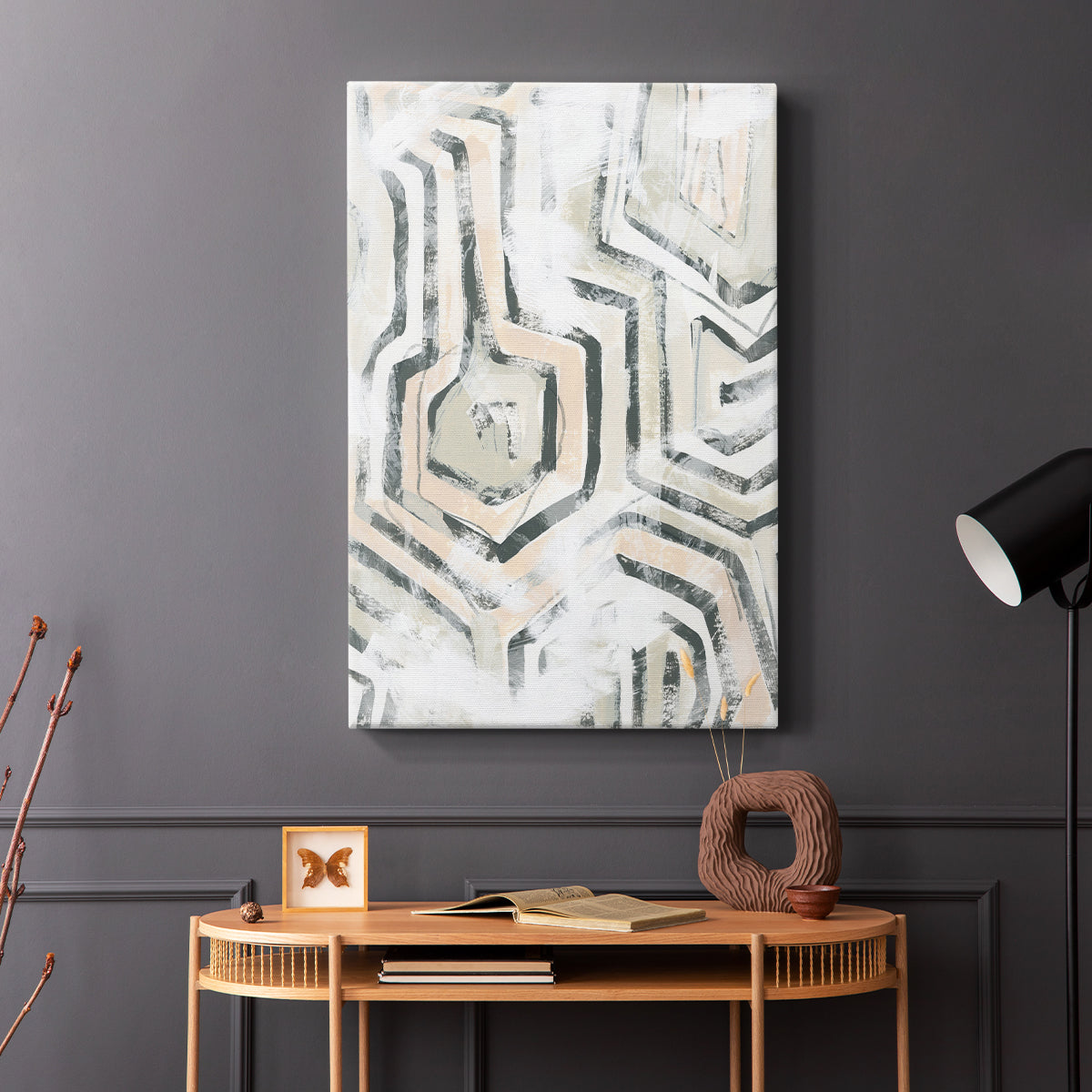 Sand Glyphs I - Canvas Art Print