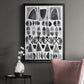 Grey Arches I - Modern Framed Canvas Print