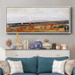 Bridges Ochre III - Floater Framed Canvas Print