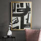 Inkwell Intersect II - Modern Framed Canvas Print