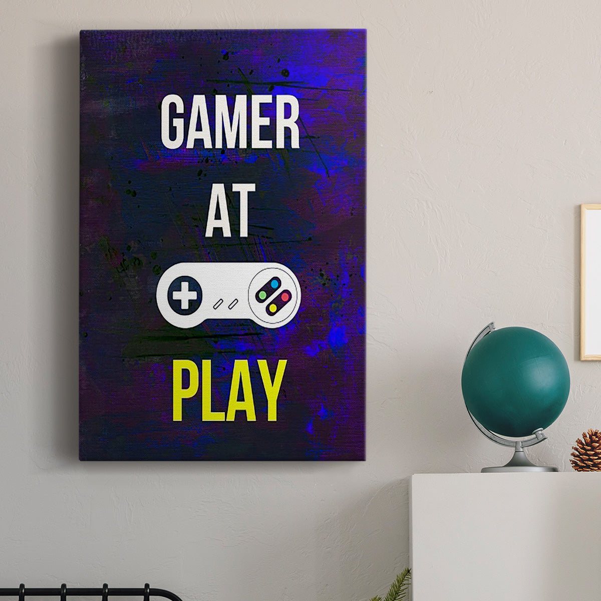 Gamer at Play VI - Canvas Art Print