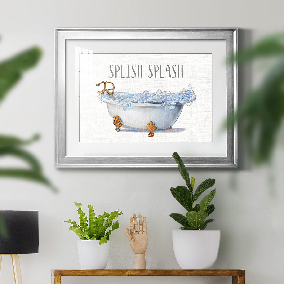 Splish Splash Premium Framed Print - Ready to Hang