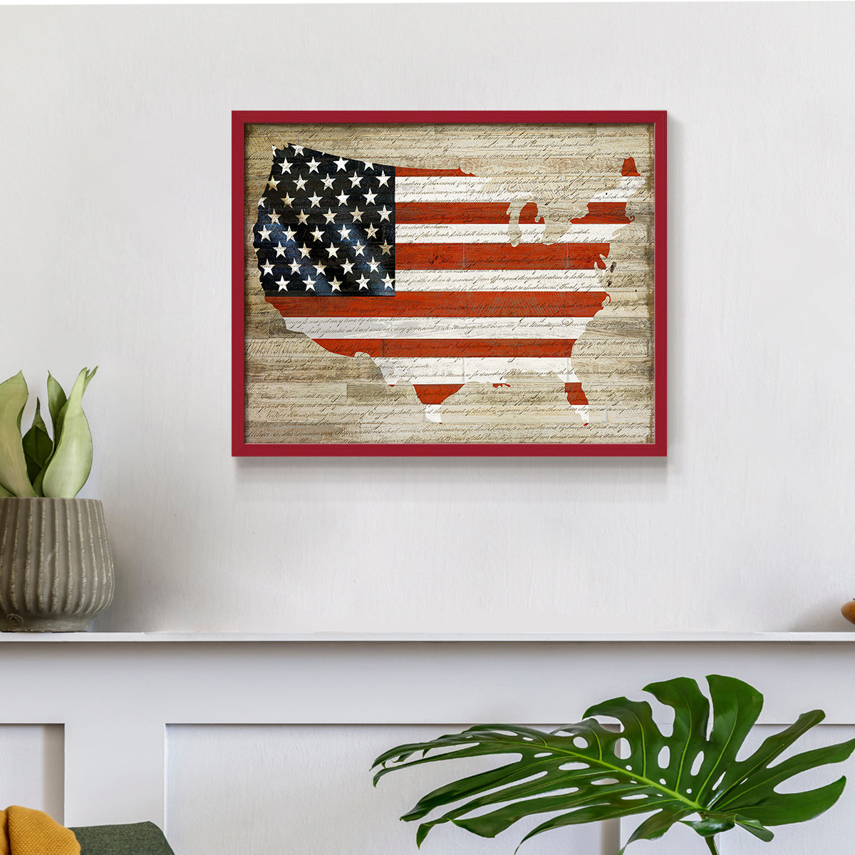 46171,american flag,united states,map outline,vintage art,wall decor,patriotic art,framed artwork,country representation,home decoration,textured background,heritage,national pride,calligraphy style,interior design,art illustration,graphic design,iconic symbol,state outlines,creative decor,rustic art,visual art,modern home,border design,expressive artwork,traditional art,memorable decor,cultural heritage,art frame,handmade art,artisanal design,Re-stickable,Patriotic