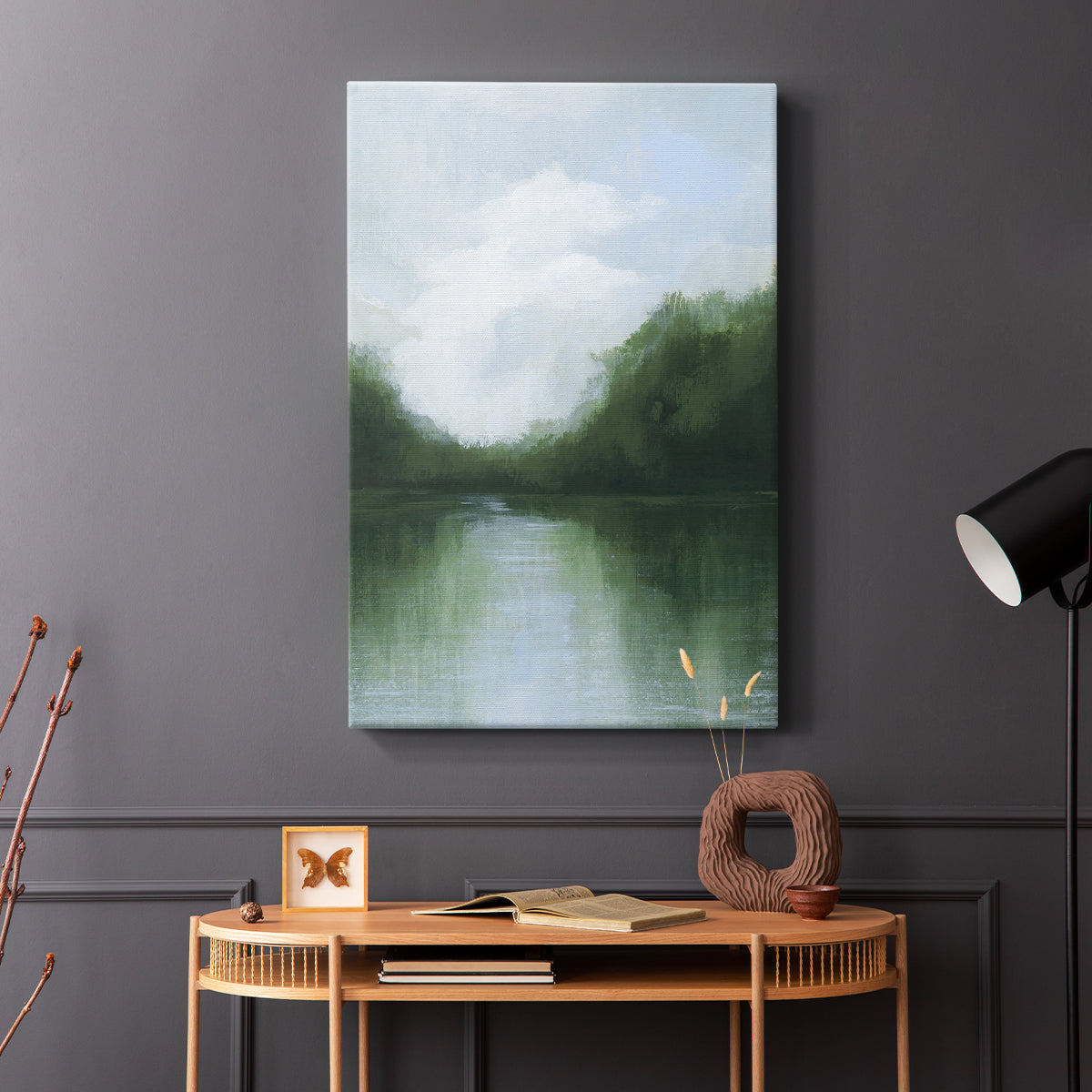 Mossy Reflections II - Canvas Art Print