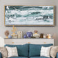Misty Waves II - Floater Framed Canvas Print