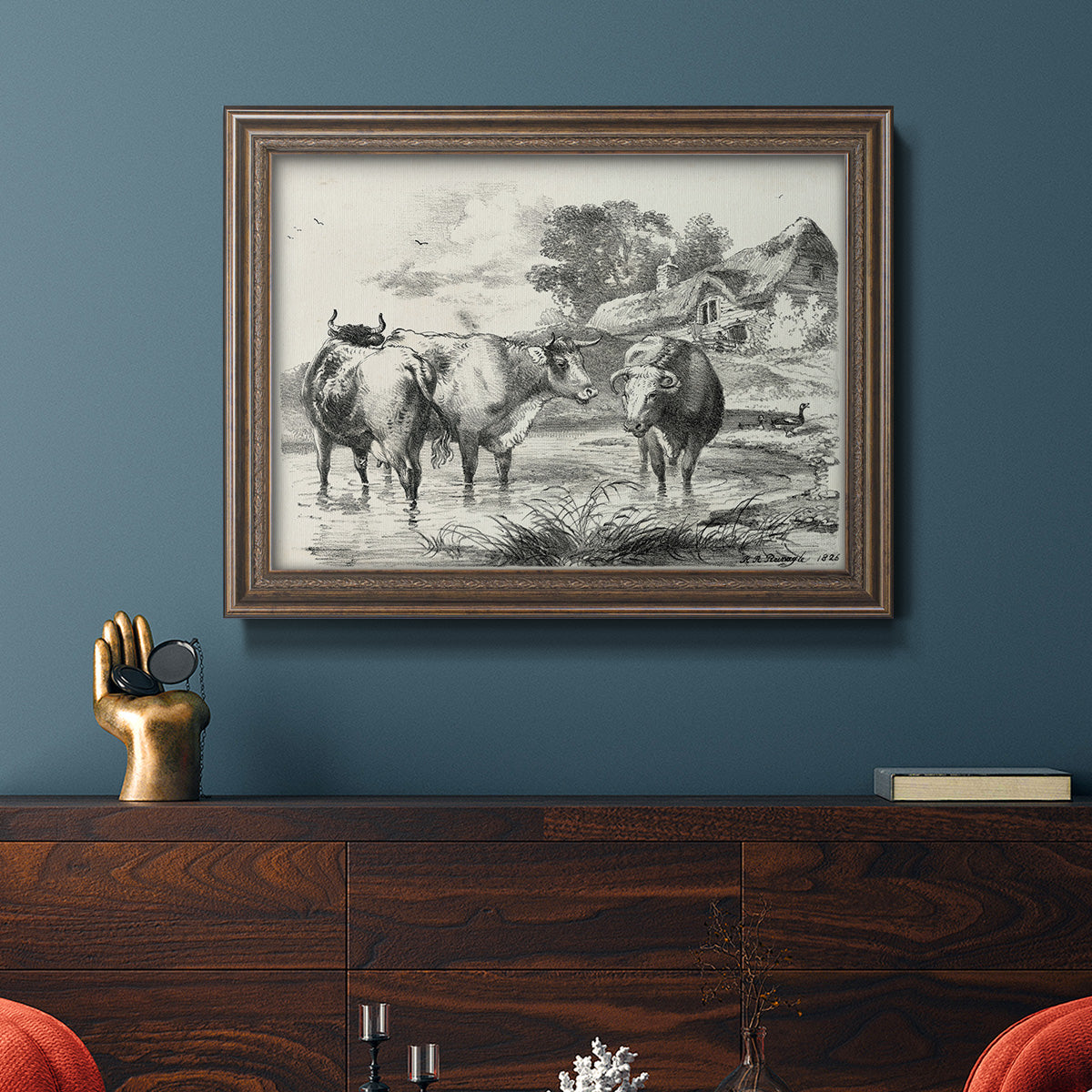 Rural Charms I Premium Framed Canvas- Ready to Hang