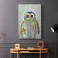 Fantastic Florals Owl - Canvas Art Print