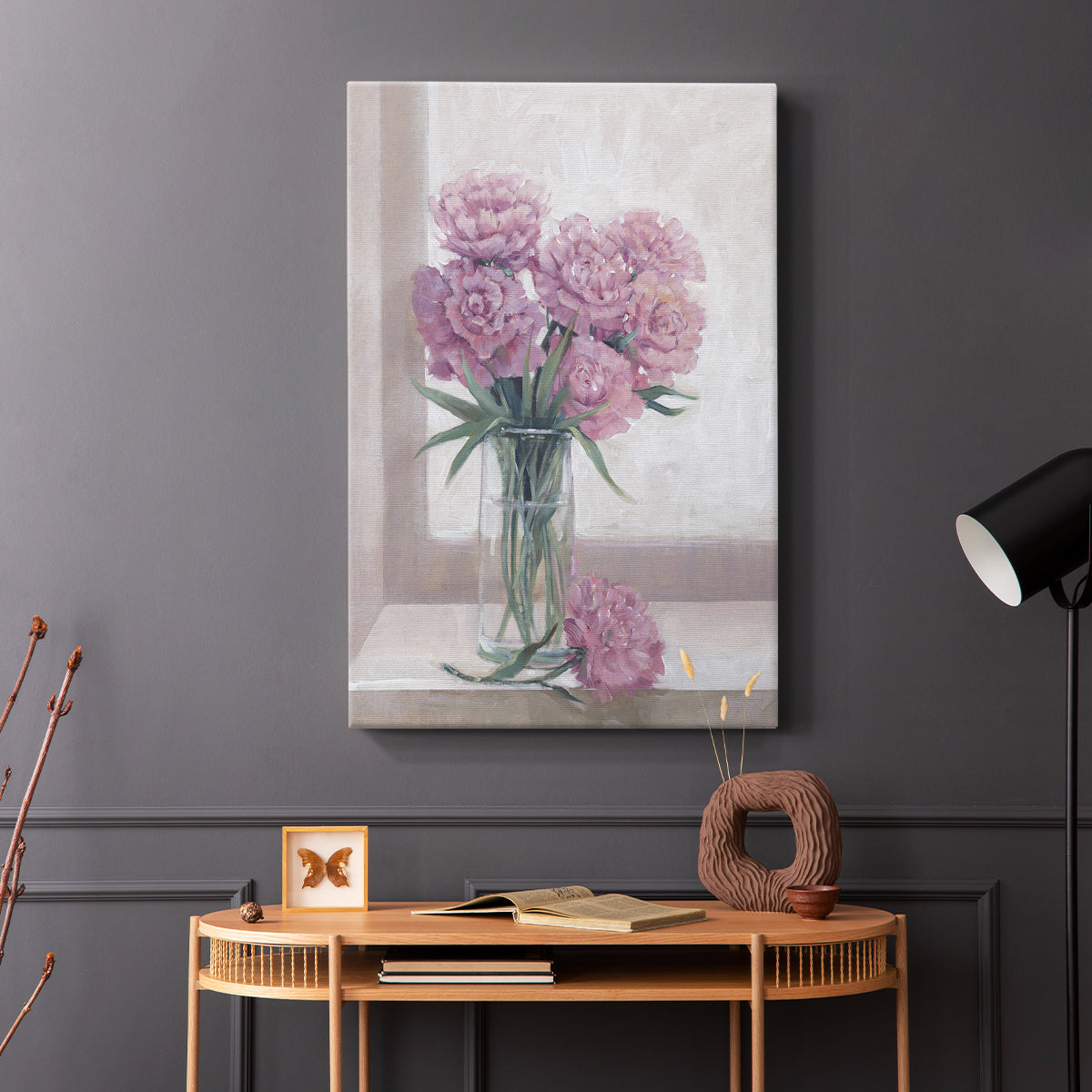 Windowsill Floral II - Canvas Art Print
