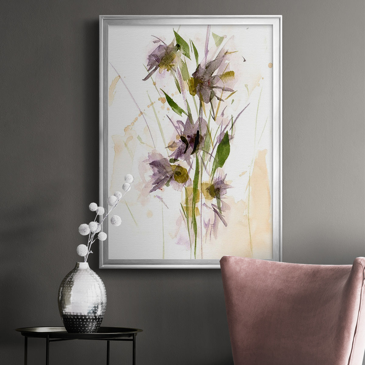 After Rain III - Modern Framed Canvas Print